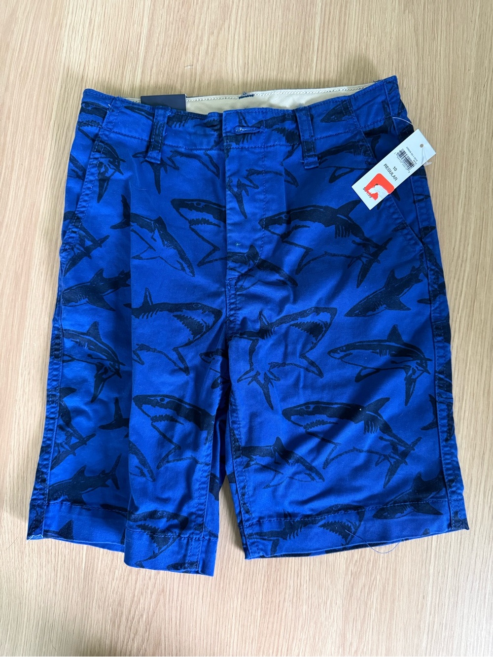 GAP Blue Shark-Print Kids Shorts